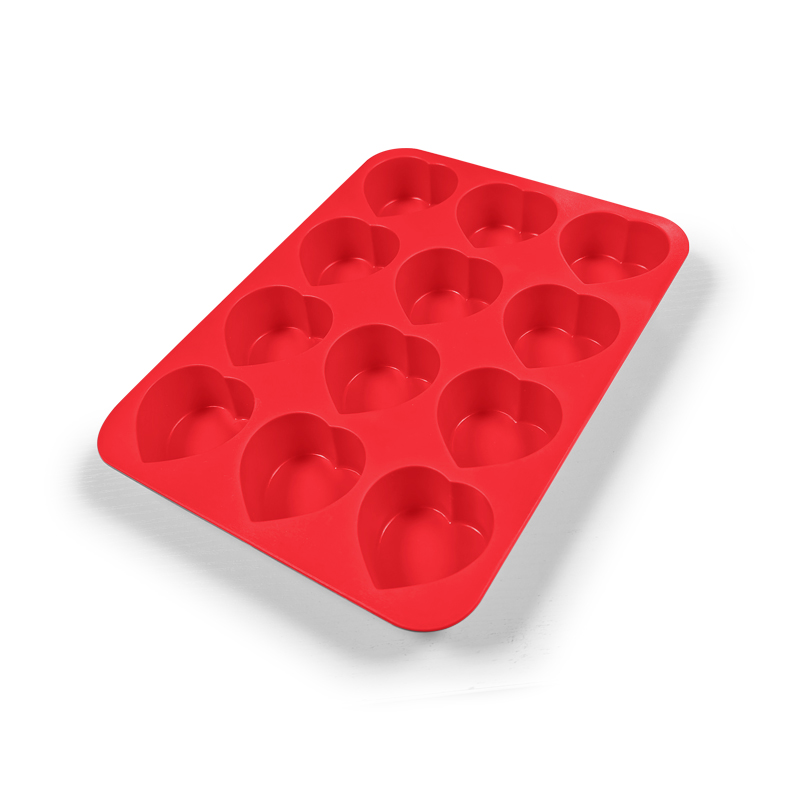 Soap Making Party - Silicone Heart Molds for Chocolate Muffin