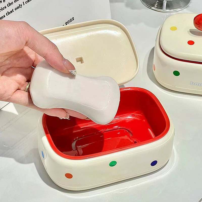 Soap Dish Draining - Travel Bar Soap Holder Case Container,