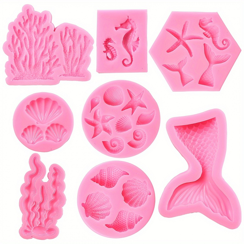 Soap Making Chemical - One Set8Seal fairy-shaped silicone mold，Very suitable