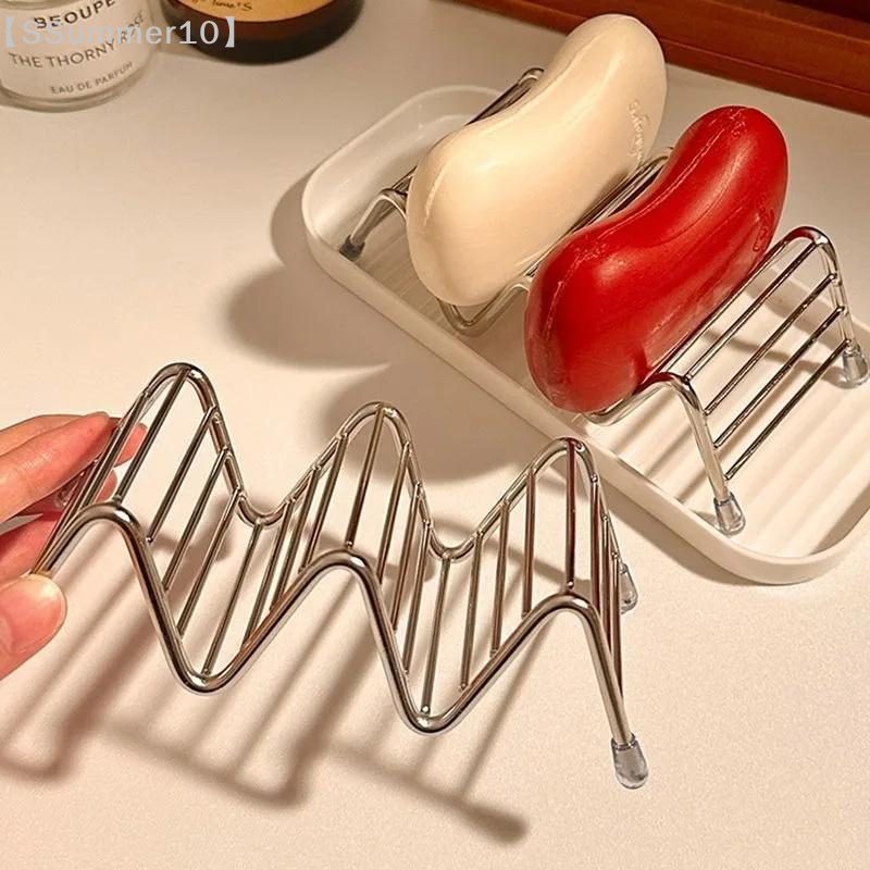 Soap Dish Draining - 【SSummer10】Stainless Steel Soap Drainage Tray Rack