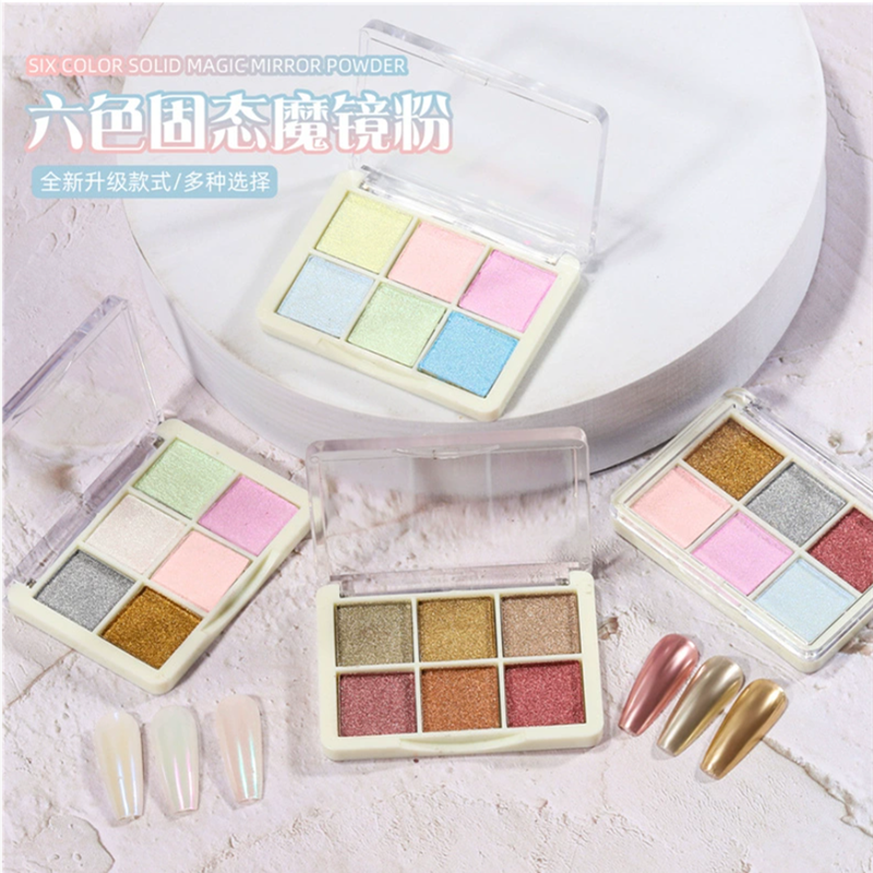 Mica Powder Colorant - 1PS 6colors Solid Magic Mirror Powder
