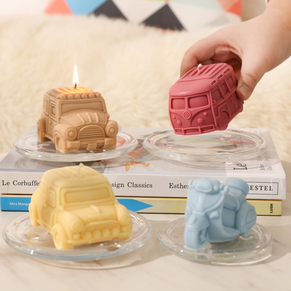 Soap Making Chemical - Nicole Vintage Retro Mini Car Candle