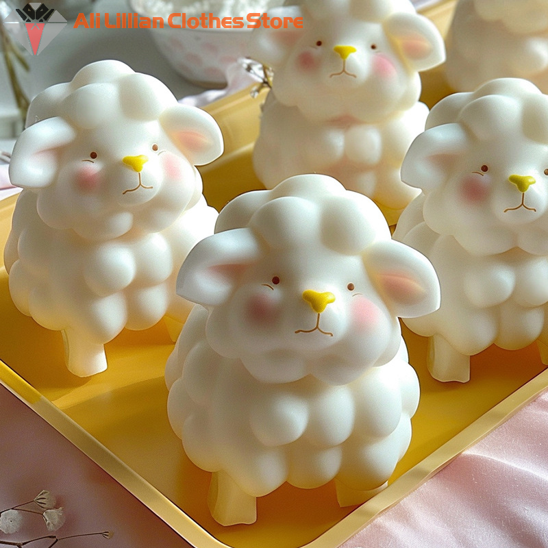 Soap Making Party - 3D Sheep Shape Jelly Mold Kitchen