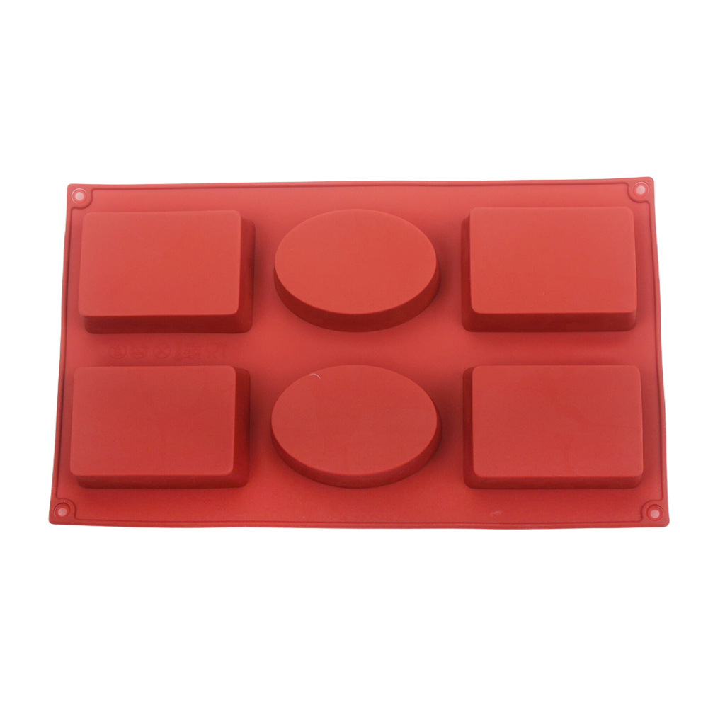 Soap Making Party - Silicone Rectangle Oval Combo Cake Mold