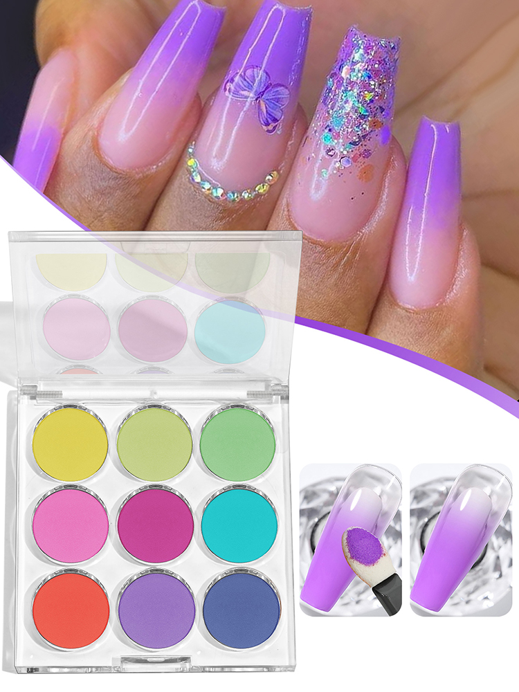 Mica Powder Colorant - 9 Colors/Box Solid Magic Mirror Powder