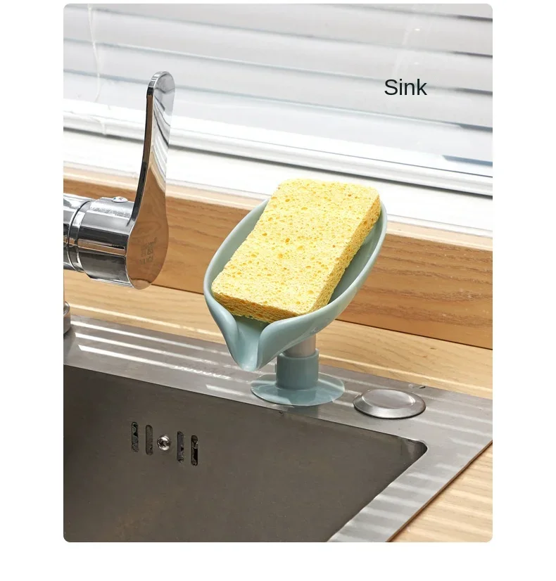 Drain Soap Holder Leaf Shape S - Soap Dish Draining recensione e prezzo