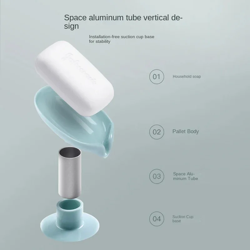 Drain Soap Holder Leaf Shape S - Soap Dish Draining recensione e prezzo