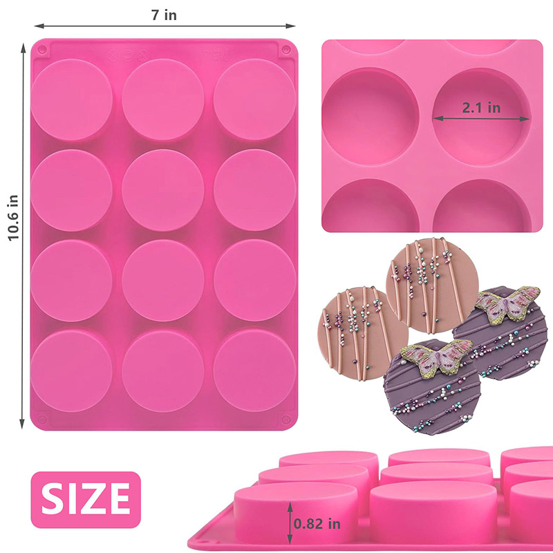 Round Silicone Molds 12-Cavity - Soap Making Party recensione e prezzo