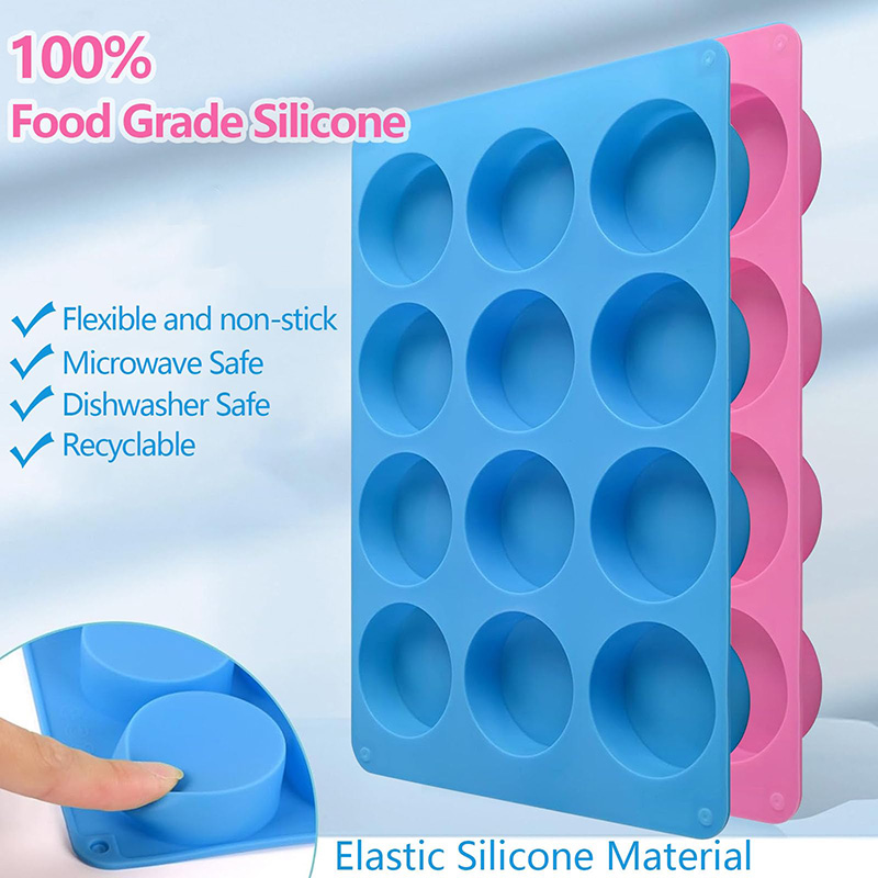 Round Silicone Molds 12-Cavity - Soap Making Party recensione e prezzo
