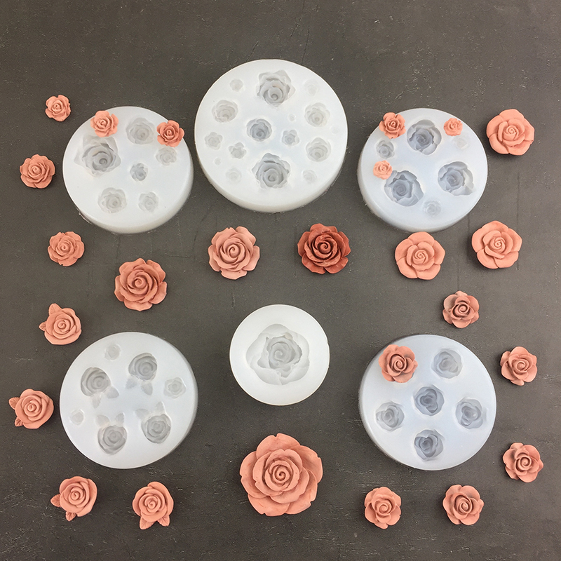 3D Rose Flower Shape Leaf Sili - Soap Making Party recensione e prezzo