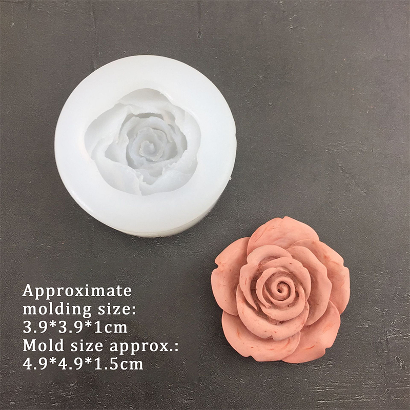 3D Rose Flower Shape Leaf Sili - Soap Making Party recensione e prezzo