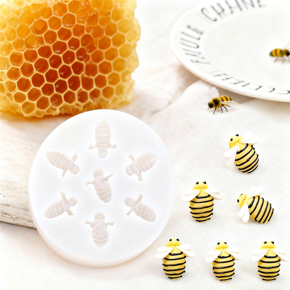 4pcs Honeybee Honeycomb Bee Si - Soap Making Art recensione e prezzo