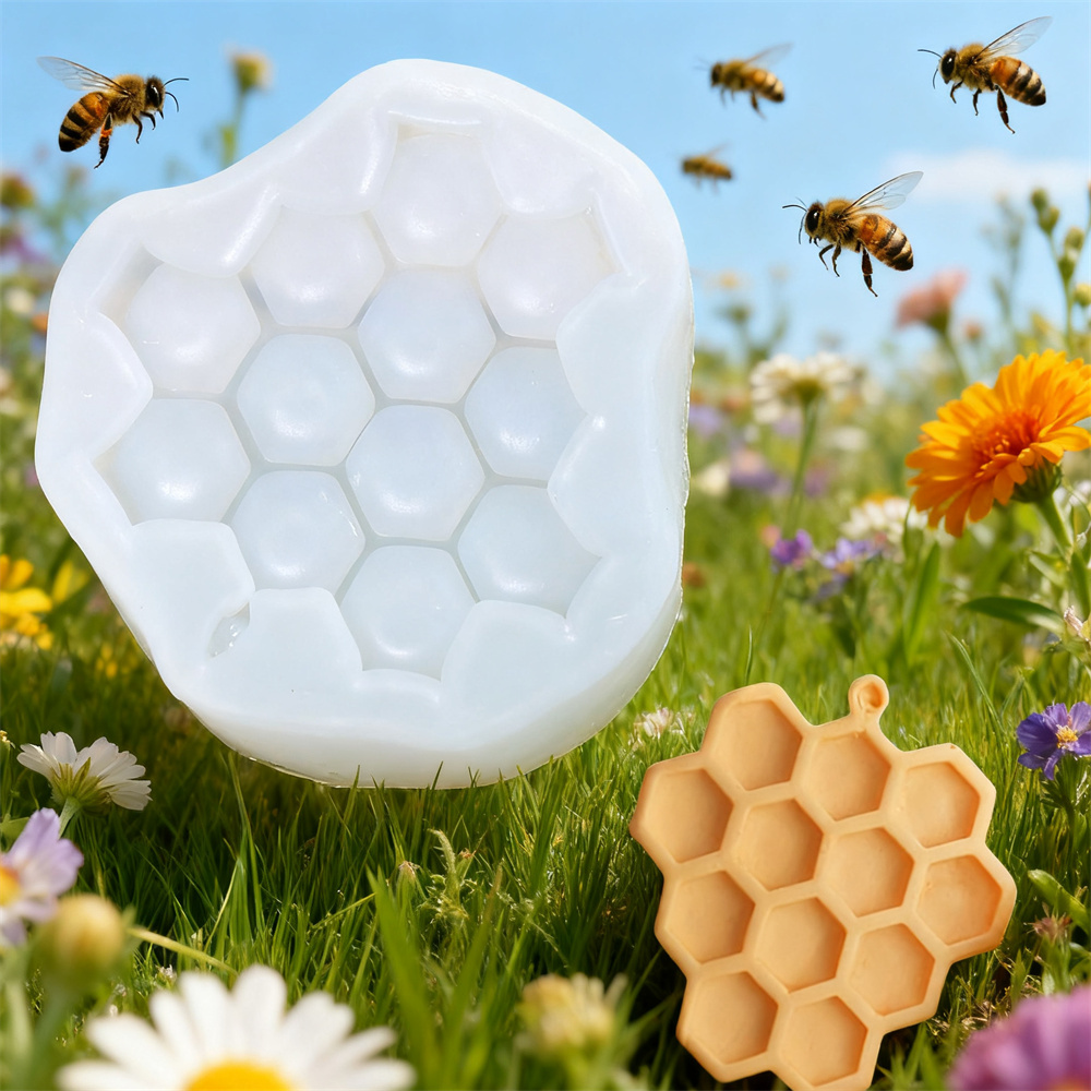 4pcs Honeybee Honeycomb Bee Si - Soap Making Art recensione e prezzo