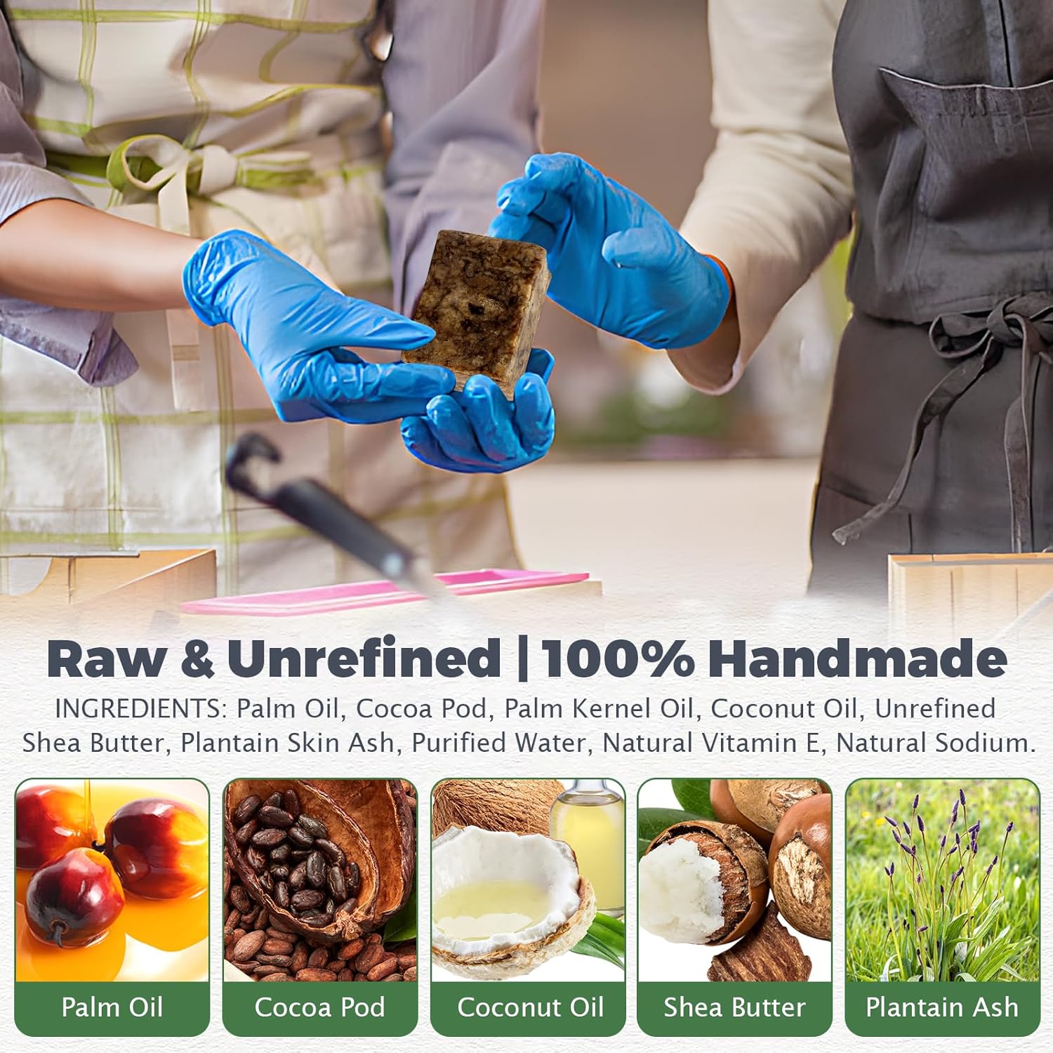 Raw African Black Soap for Oil - Coconut Oil Refined recensione e prezzo