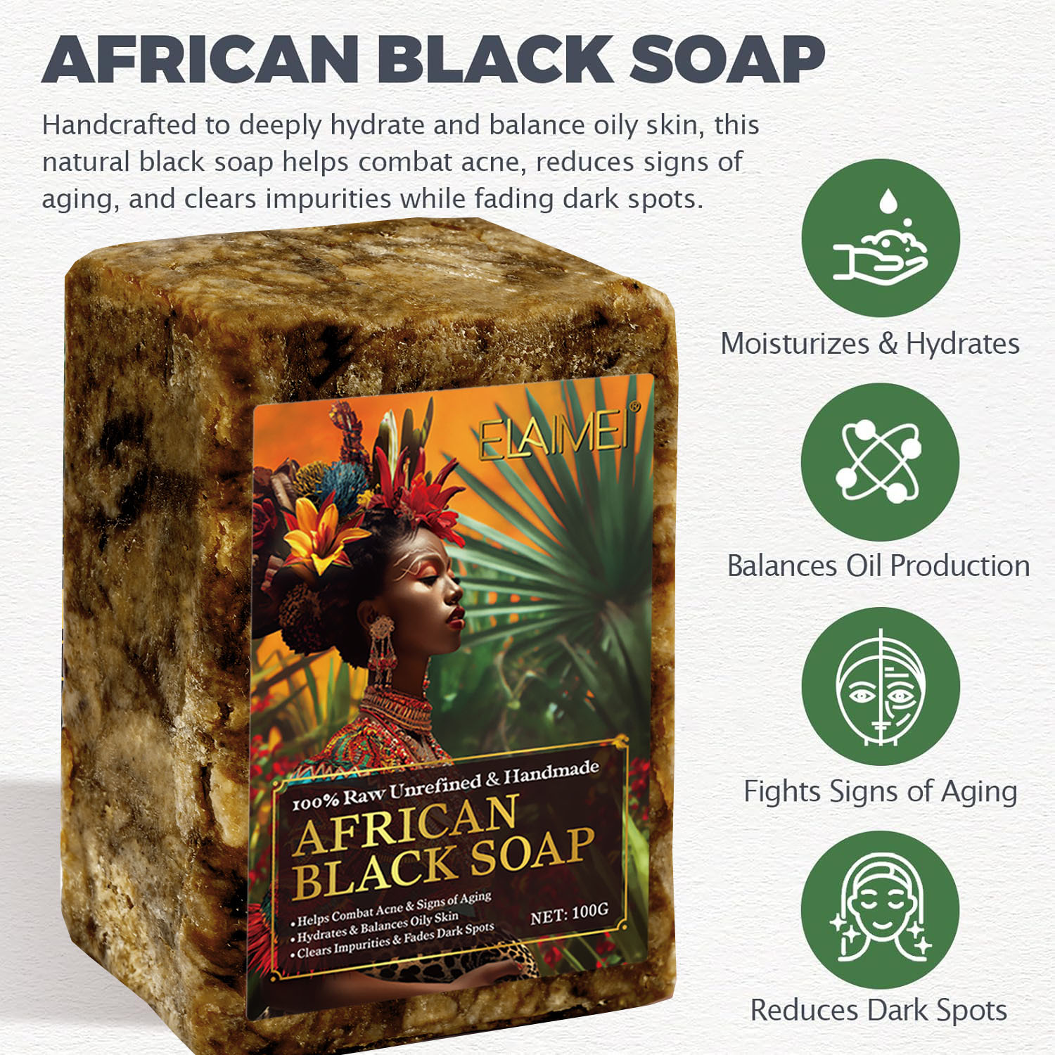 Raw African Black Soap for Oil - Coconut Oil Refined recensione e prezzo