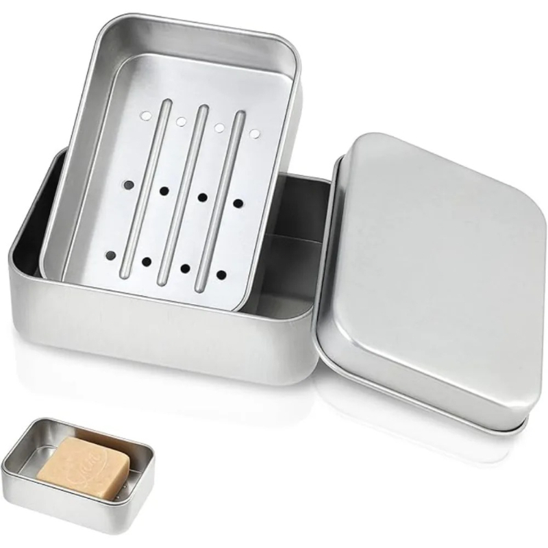 1PC Portable Double-layer Alum - Soap Dish Draining recensione e prezzo