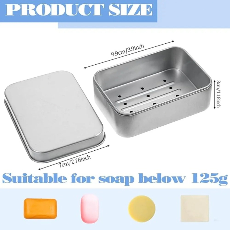 1PC Portable Double-layer Alum - Soap Dish Draining recensione e prezzo