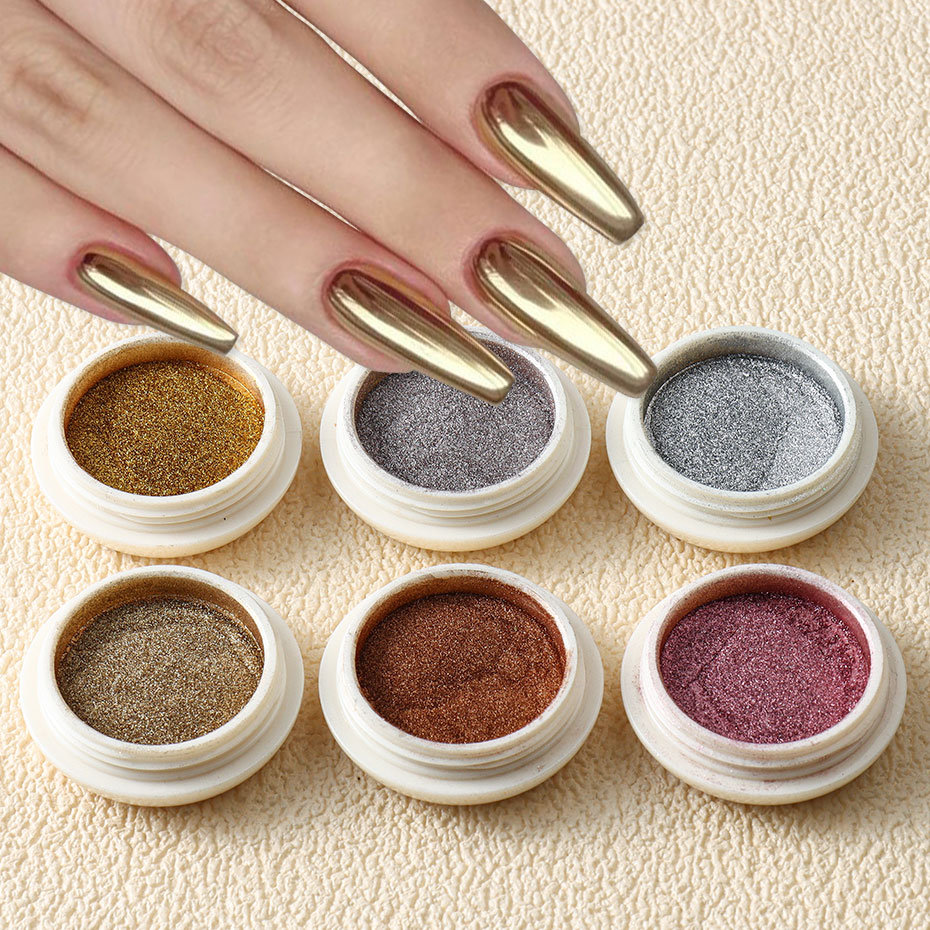 6pc Gold Metallic Mirror Glitt - Mica Powder Colorant recensione e prezzo