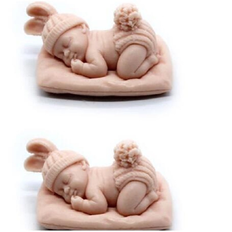 3D Sleep Baby Candle Silicone  - Soap Making Kit For Kids recensione e prezzo
