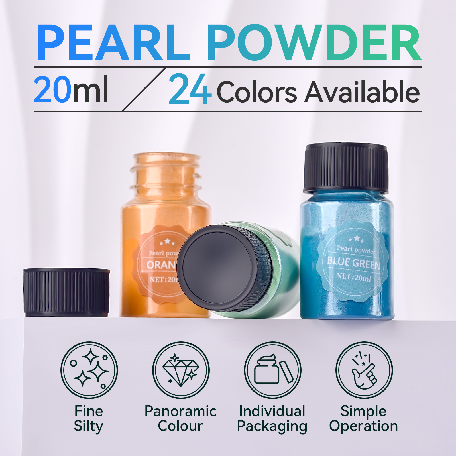 24 Color 10g Epoxy Resin Dye M - Mica Powder Colorant recensione e prezzo