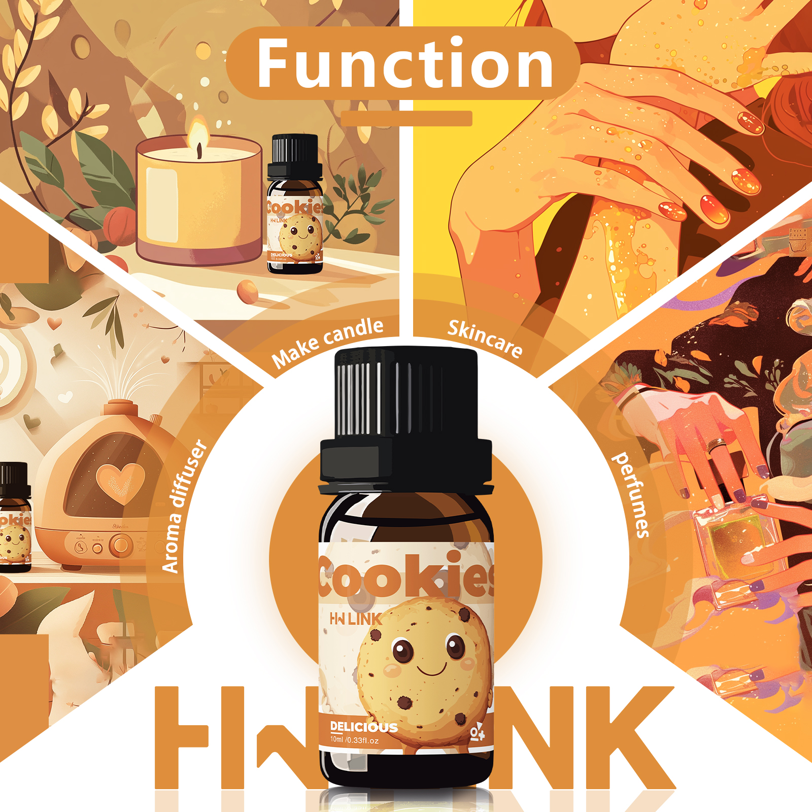 10ml Cookies Essential Oils Pe - Soap Making Chemical recensione e prezzo