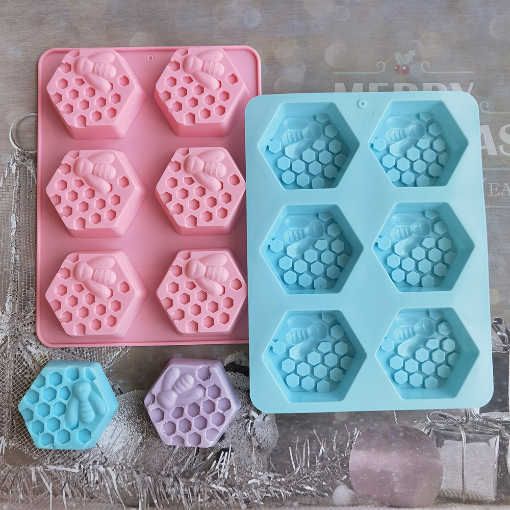 Silicone Hexagonal Bee Soap Mo - Soap Making Chemical recensione e prezzo