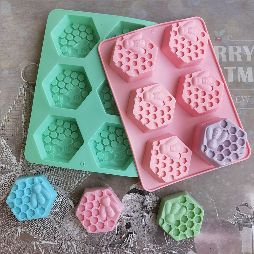 Silicone Hexagonal Bee Soap Mo - Soap Making Chemical recensione e prezzo