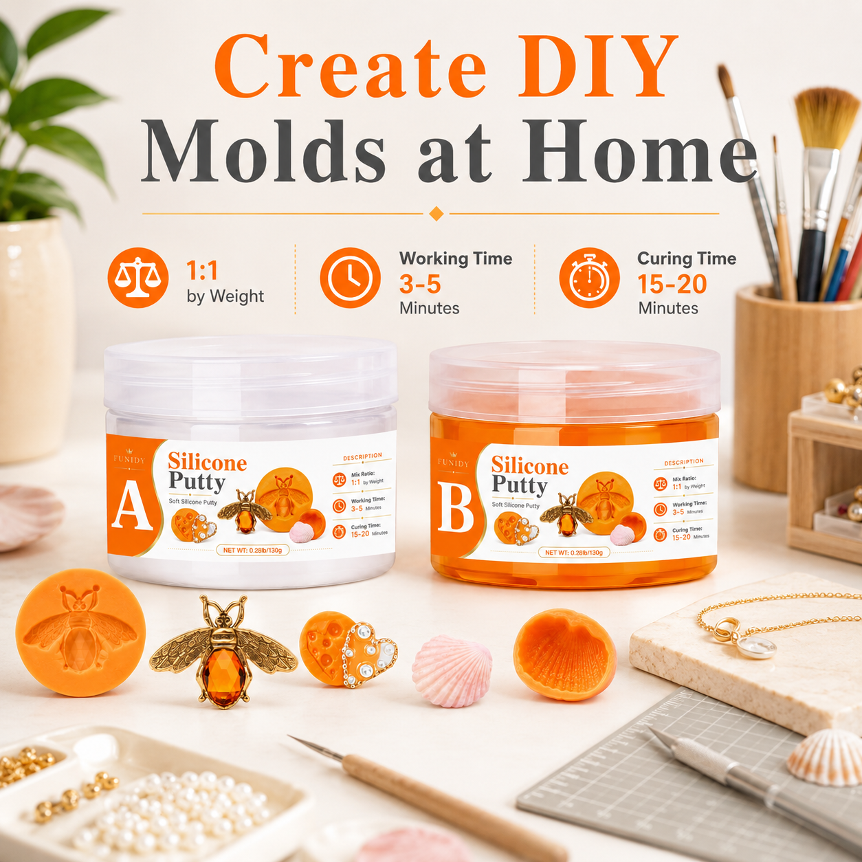 SILICONE PUTTY Making Kit, Fas - Soap Making Easy recensione e prezzo