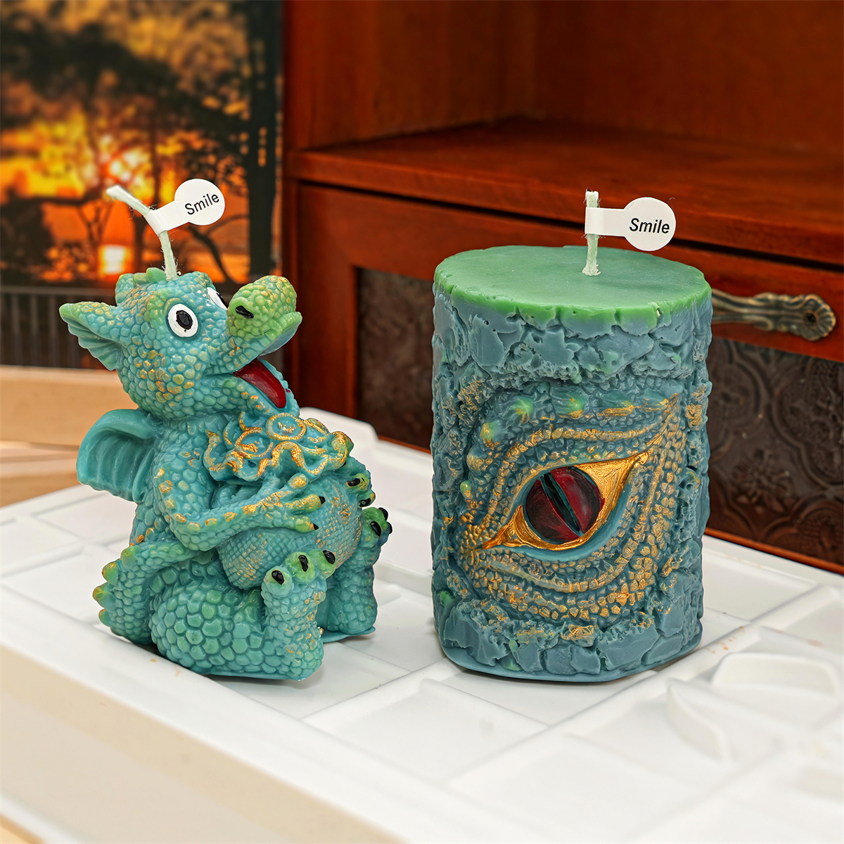 Cute Sleeping Dragon Candle Mo - Soap Making Books recensione e prezzo