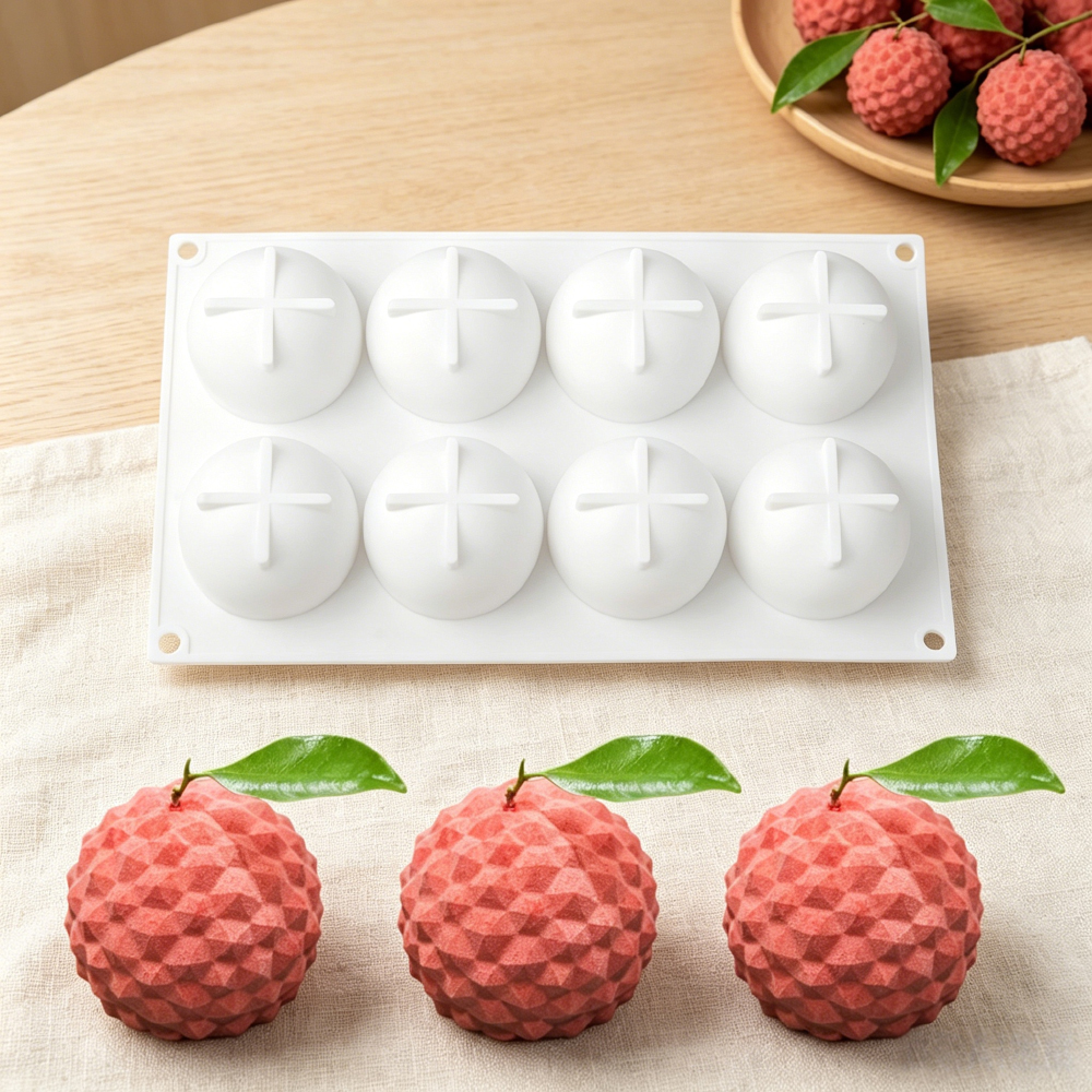 8‑Cavity Lychee Silicone Mold  - Soap Making Party recensione e prezzo