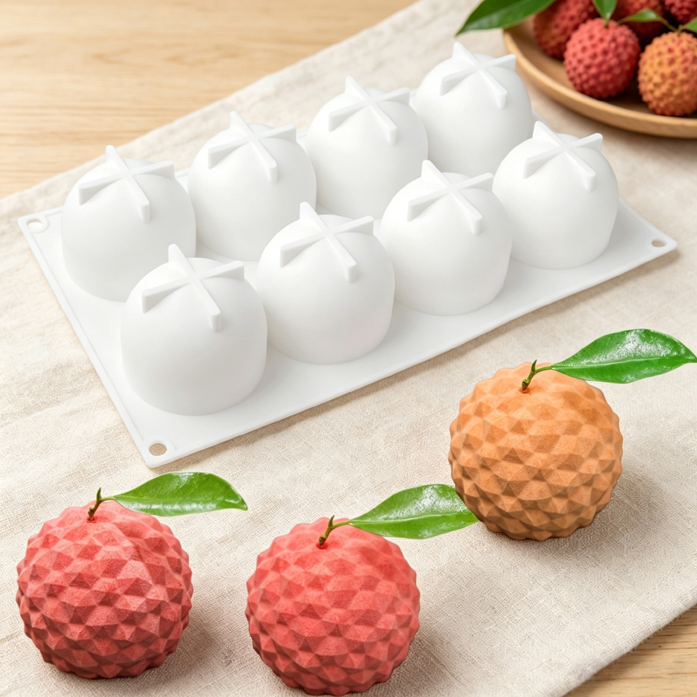 8‑Cavity Lychee Silicone Mold  - Soap Making Party recensione e prezzo