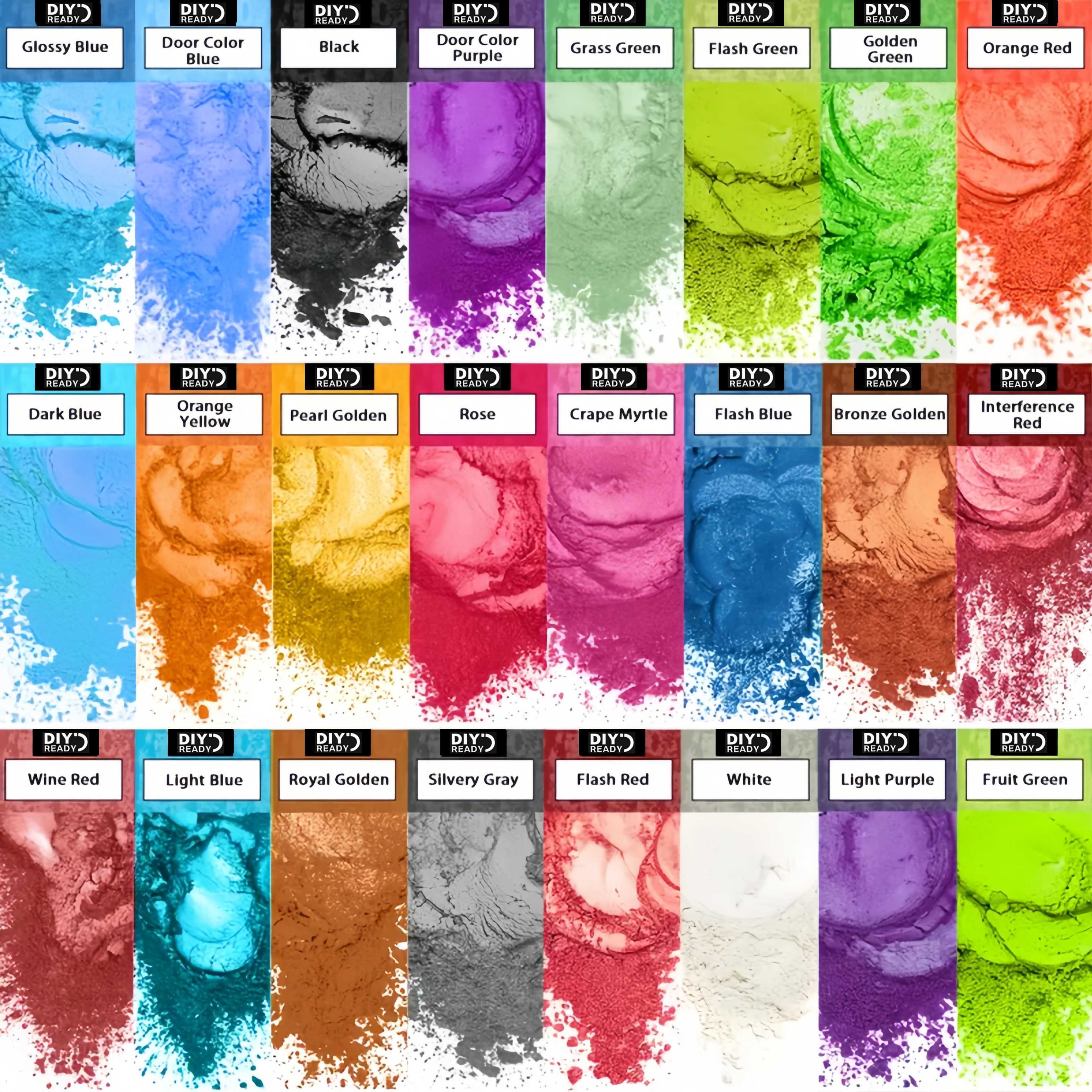 24 Colors/8 Colors 5g 0.18oz P - Mica Powder Colorant recensione e prezzo