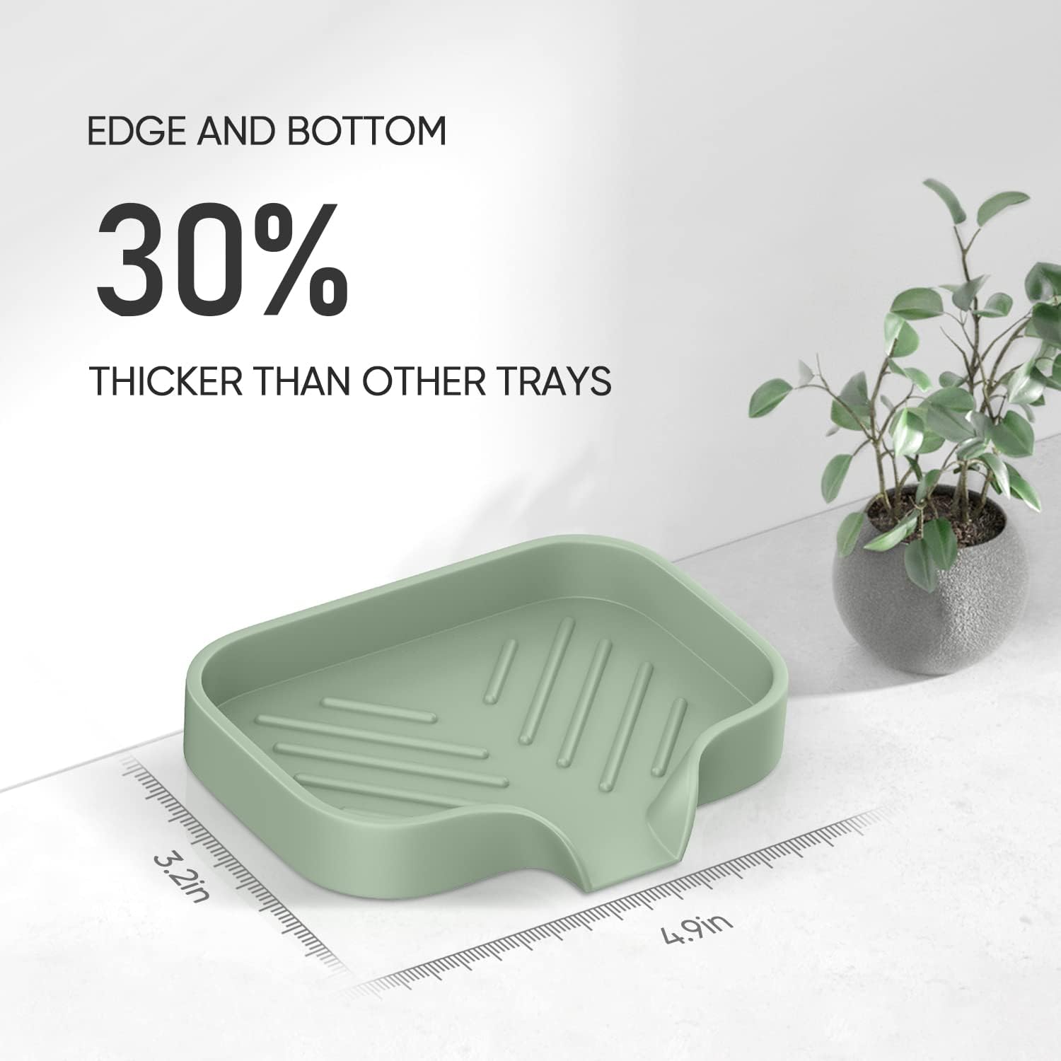 Silicone Soap Dish 4-Pack Self - Soap Dish Draining recensione e prezzo