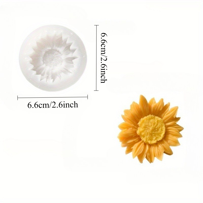 Vibrant 3D Sunflower Silicone  - Soap Making Party recensione e prezzo