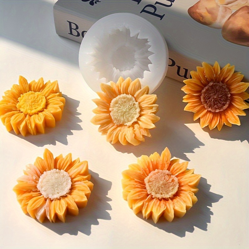 Vibrant 3D Sunflower Silicone  - Soap Making Party recensione e prezzo