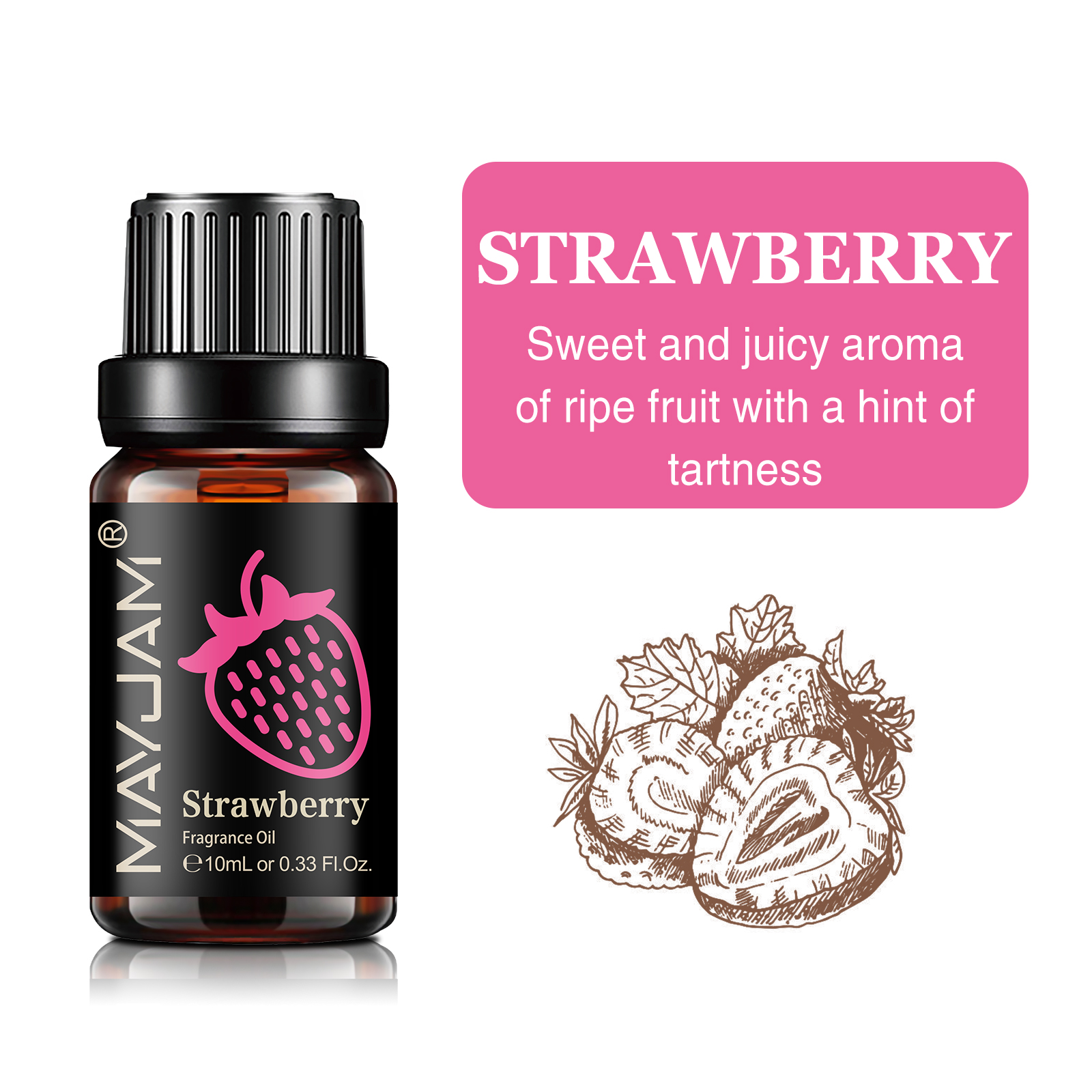 10ML Strawberry Fruit Fragranc - Coconut Oil Refined recensione e prezzo