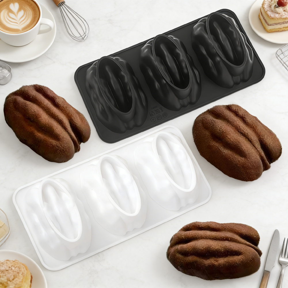 3 Cavity Pecan Silicone Mold H - Soap Making Party recensione e prezzo