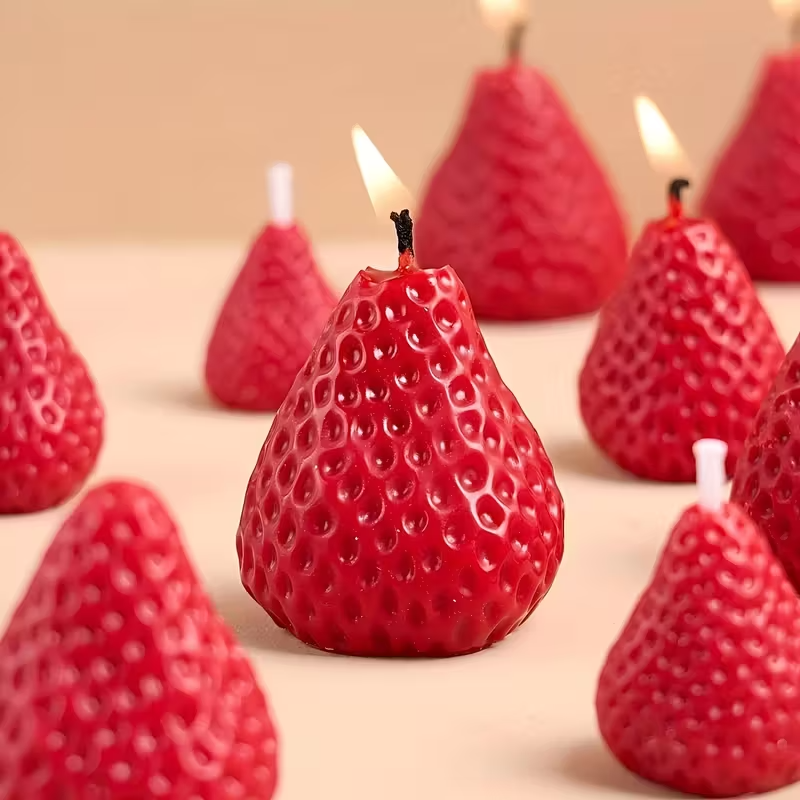 Strawberry Silicone Candle Mol - Soap Making Party recensione e prezzo