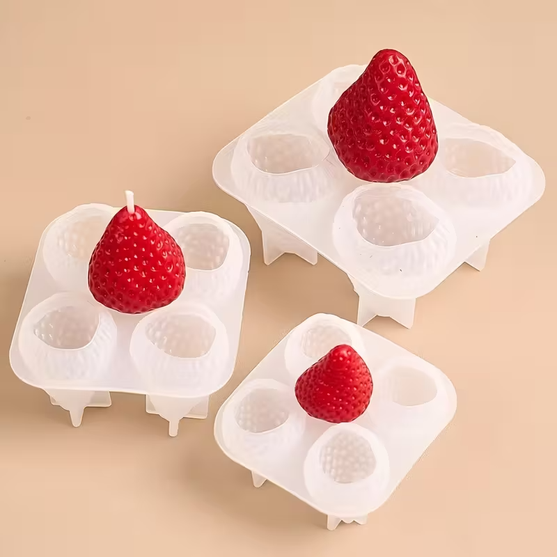 Strawberry Silicone Candle Mol - Soap Making Party recensione e prezzo