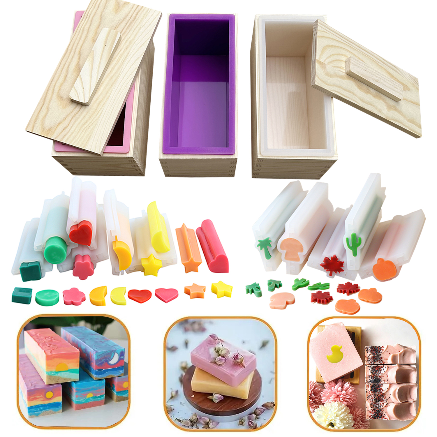 Rectangle Wooden Box Soap Mold - Soap Making Books recensione e prezzo
