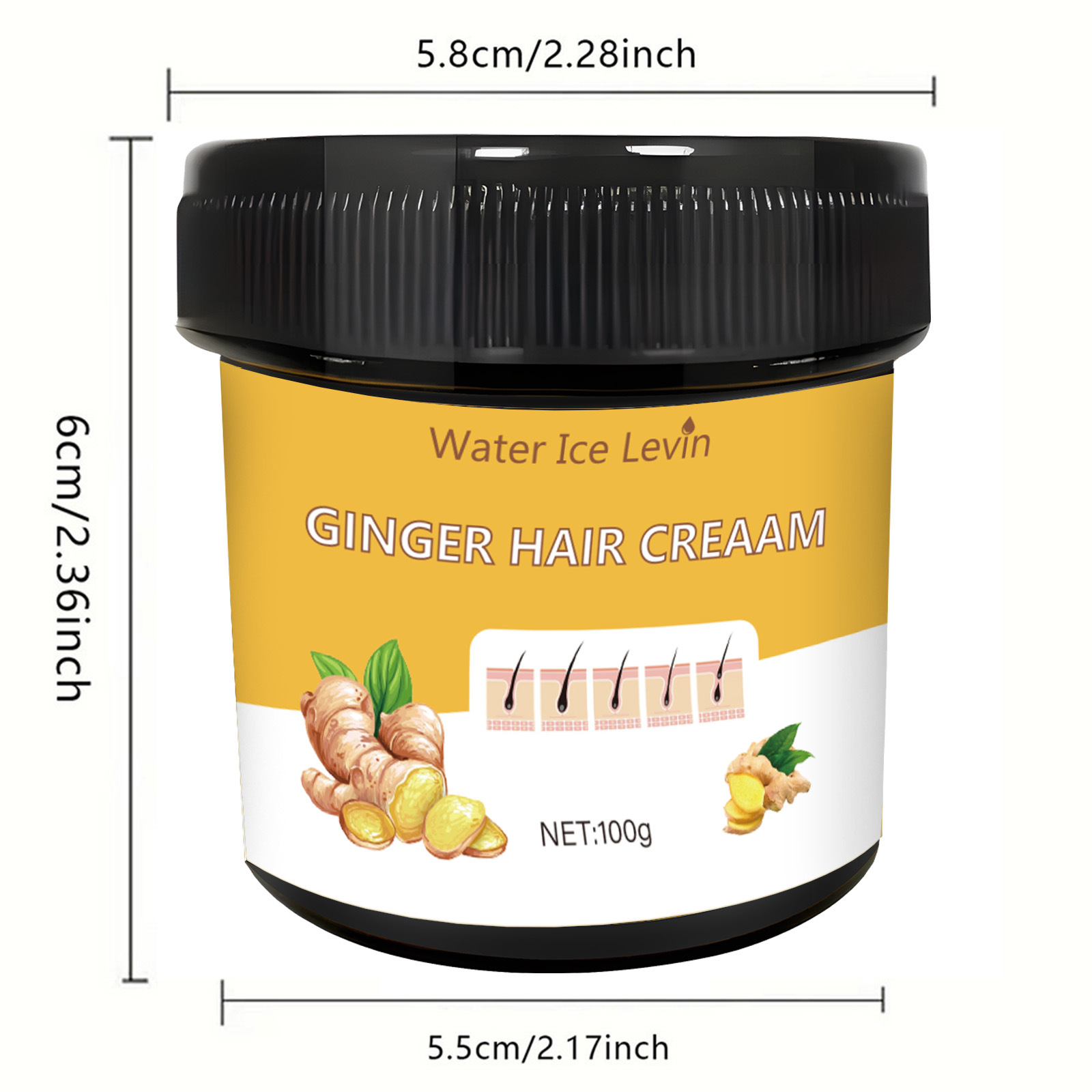 Ginger Scented Hair Cream, Moi - Coconut Oil Refined recensione e prezzo