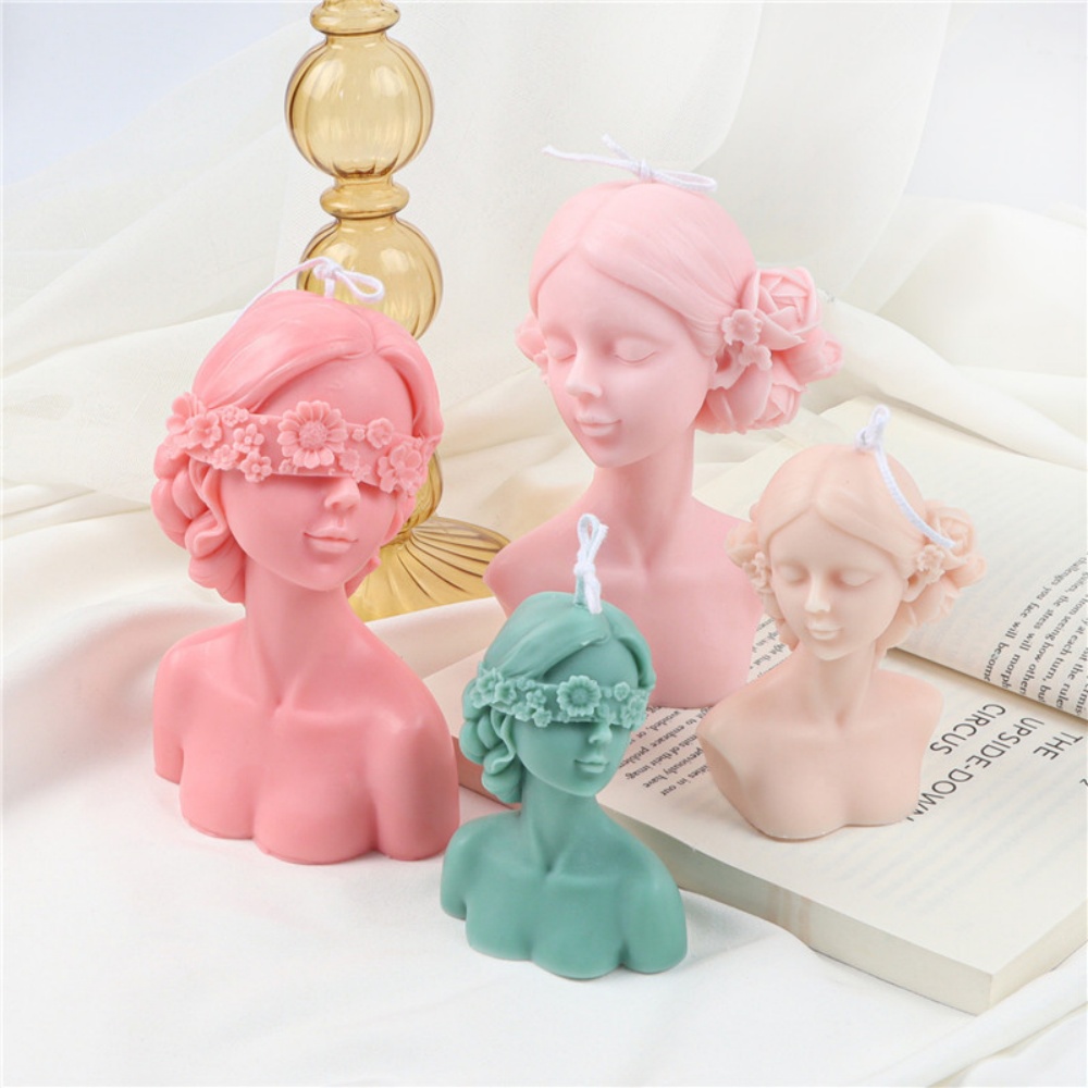 Flower Shape Blindfold Girl Si - Soap Making Art recensione e prezzo