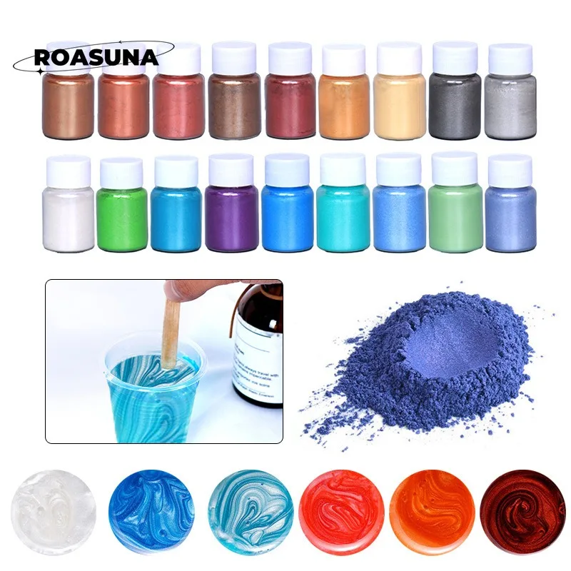 24 Colors Mica Pearl Powder fo - Mica Powder Colorant recensione e prezzo