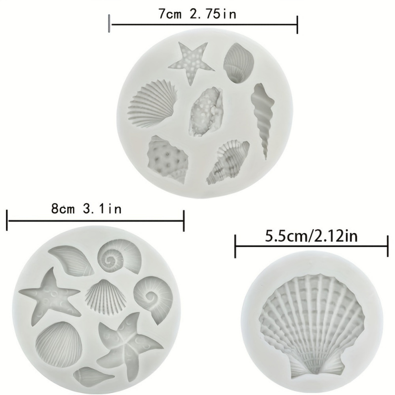 3pcs/set, shell mold set, irre - Soap Making Easy recensione e prezzo
