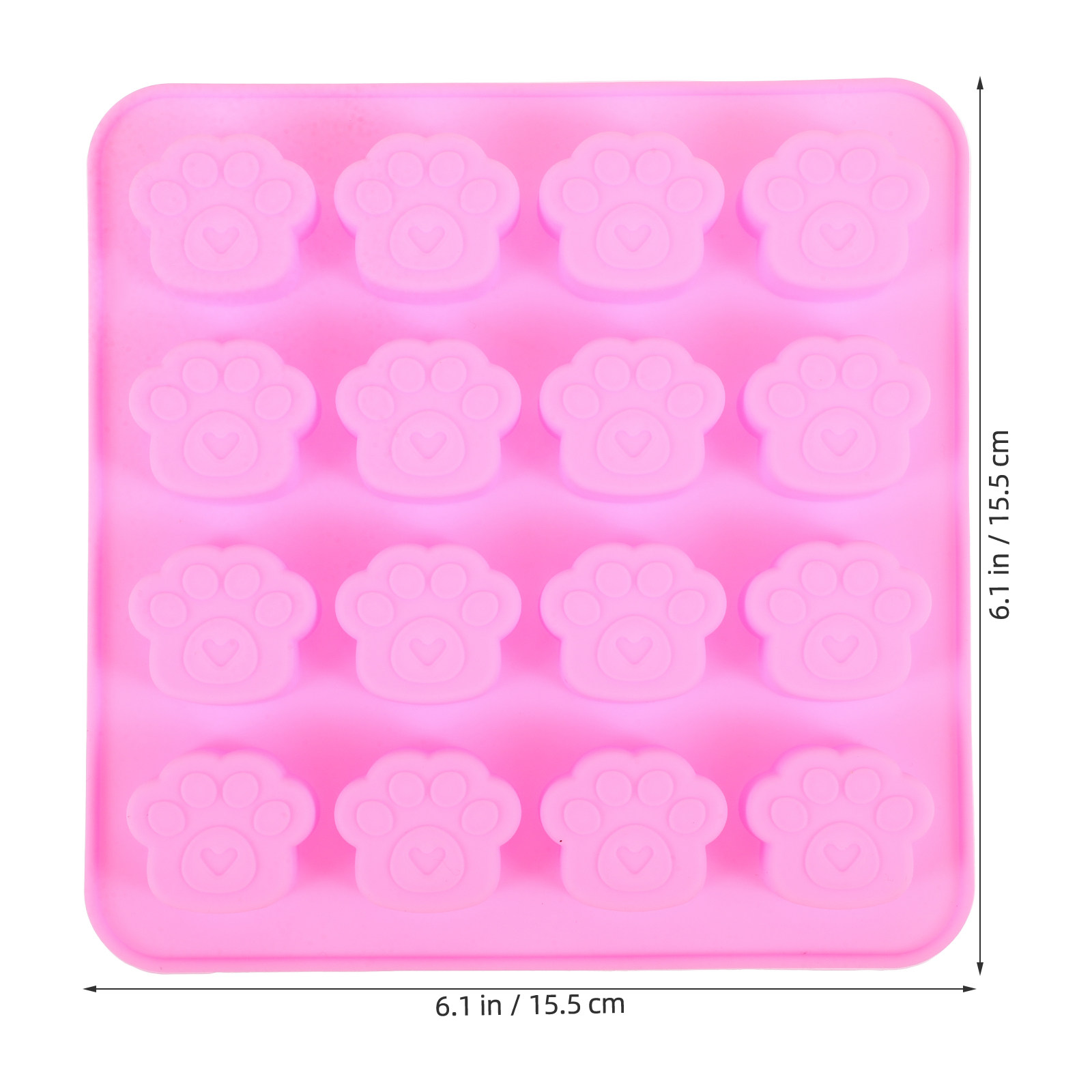 2Pcs 16-Cavity Paw Print Silic - Soap Making Easy recensione e prezzo