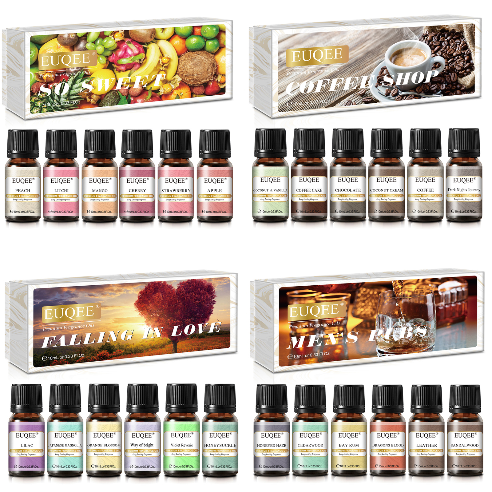 EUQEE 6pcs Fragrance Oils Set  - Soap Making Books recensione e prezzo
