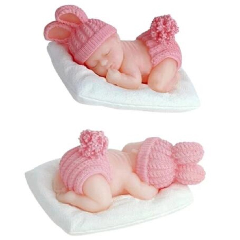 3D Sleep Baby Candle Silicone  - Soap Making Kit For Kids recensione e prezzo