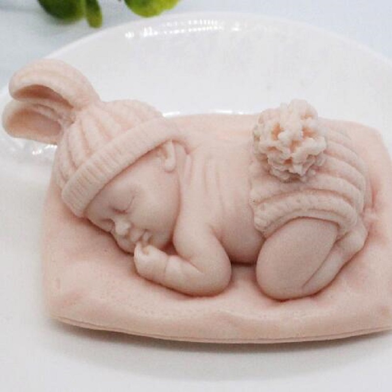 3D Sleep Baby Candle Silicone  - Soap Making Kit For Kids recensione e prezzo