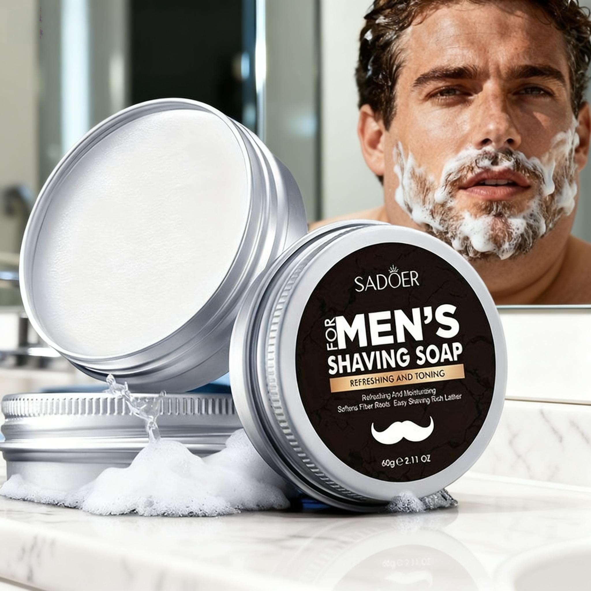 Men's Shaving Soap, Containing - Soap Making Easy recensione e prezzo