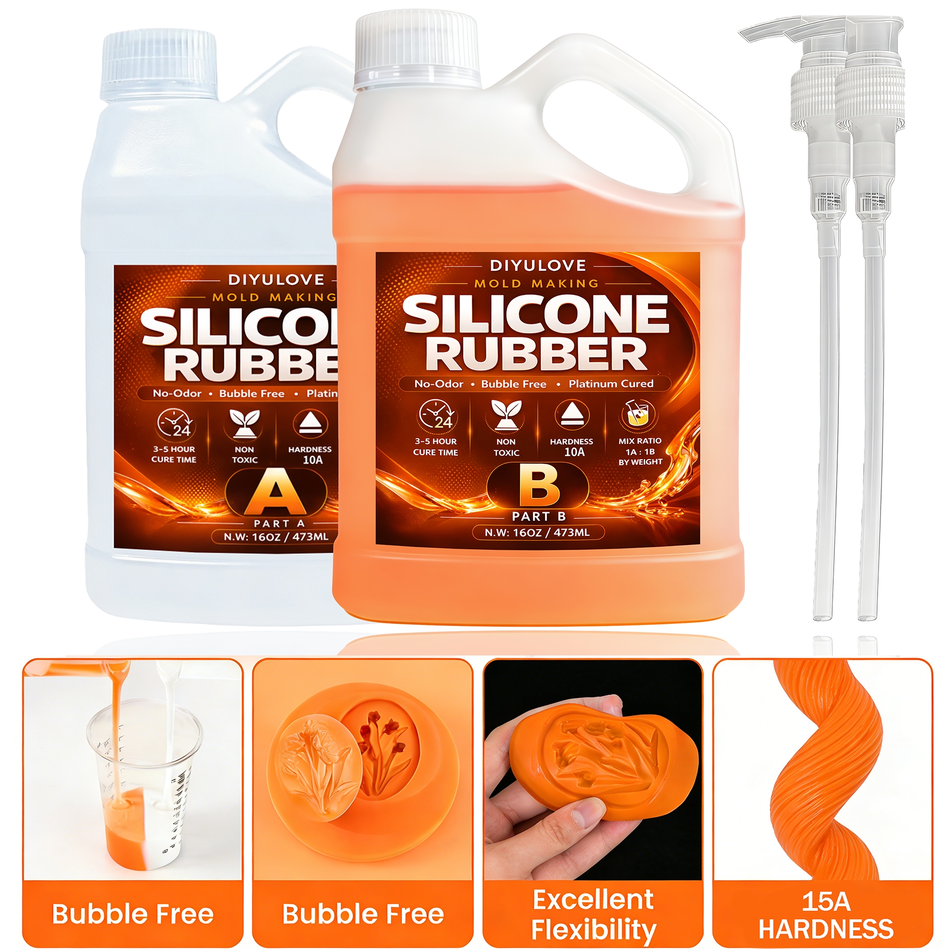 Liquid Silicone Rubber Kit,Hig - Soap Making Party recensione e prezzo